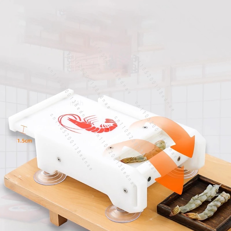 Commercial Kitchen Use - 수동식 푸시풀 새우 압착기 - 템푸라,