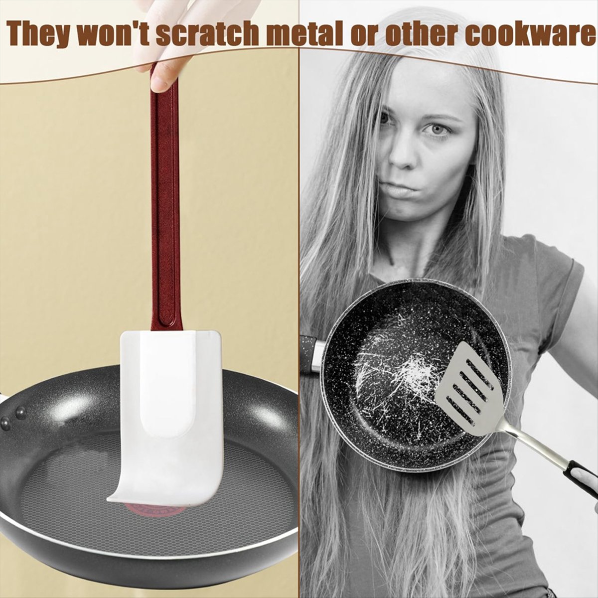 Commercial Kitchen Use - *A02R 헤비 듀티 스패출라 및 스푼