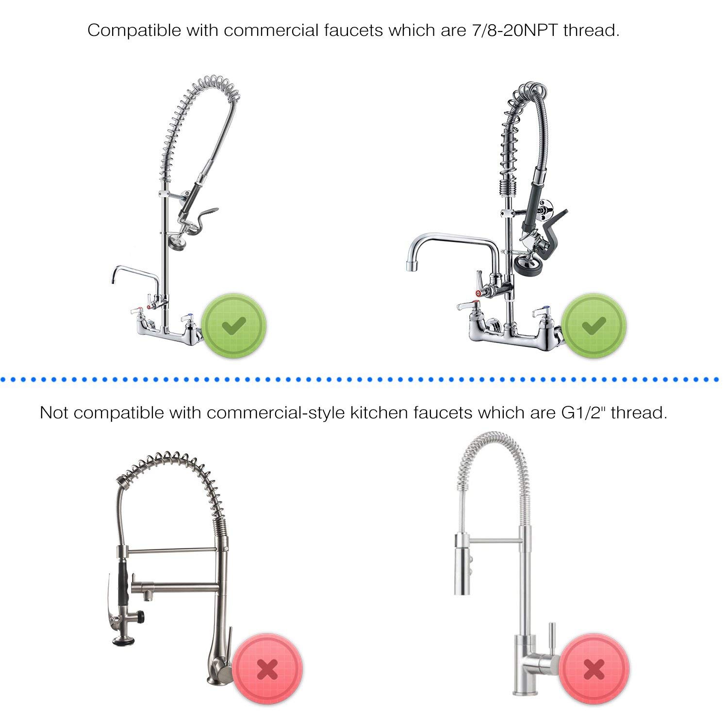 Commercial Kitchen Faucet - 재고 있음 프리린스 스프레이어 상업용 주방