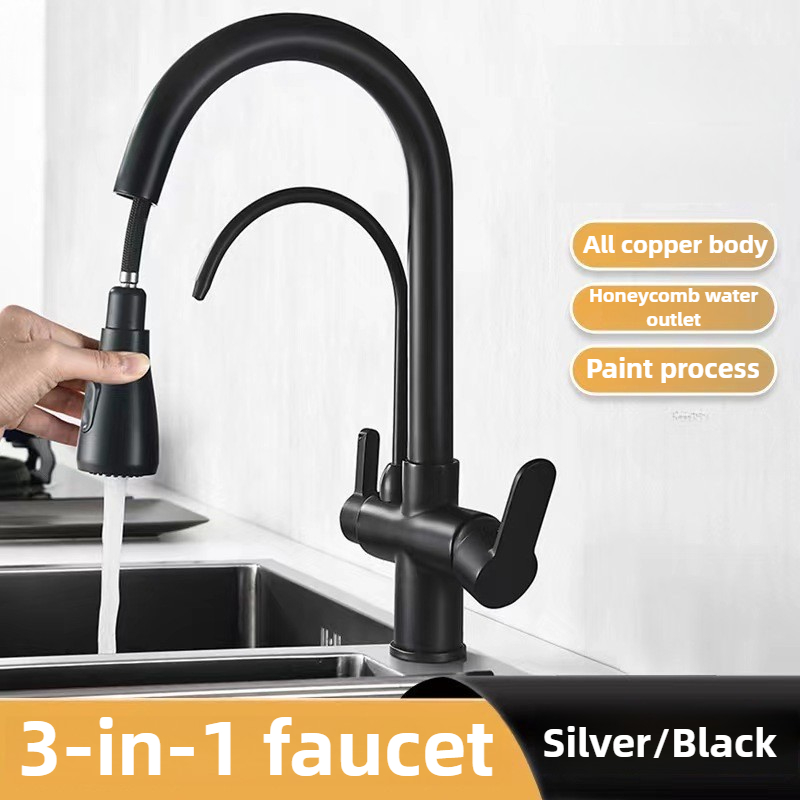 상업용 주방 수도꼭지, 이중 기능 풀다운 스프레이어,  - Commercial Kitchen Water Filter 리뷰 및 가격