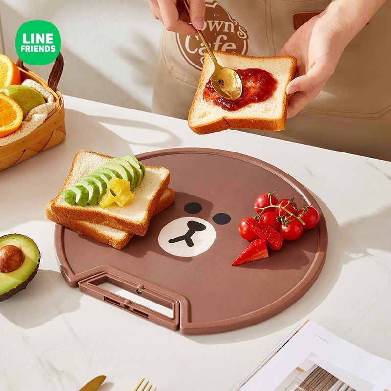 라인프렌즈 브라운 애니메이션 만화 귀여운 도마 카와이  - Commercial Kitchen Items 리뷰 및 가격