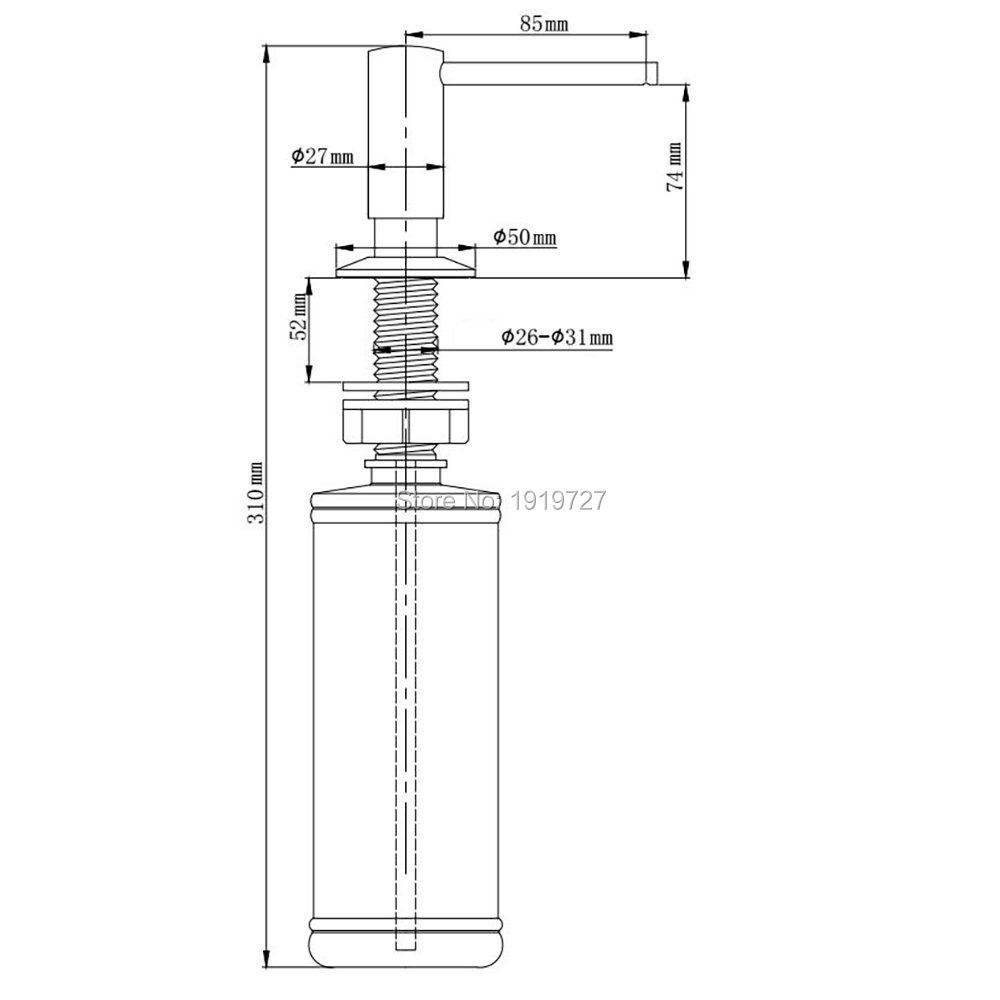 모던 브러쉬드 니켈 로션 디스펜서 100% 순황동 펌프 - Commercial Quality Kitchen Faucet 리뷰 및 가격