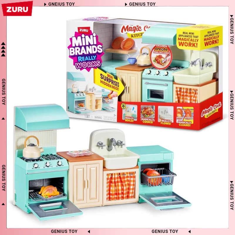 주루 미니 브랜드 매직 쿡 키친 세트 서프라이즈 장난감 - Commercial Kitchen Items 리뷰 및 가격