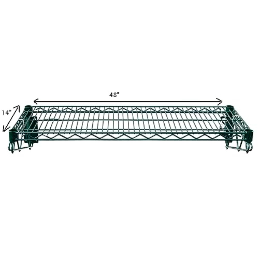 48x14 에폭시 코팅된 녹색 철제 벽걸이 선반 (상업 - Commercial Kitchen Walls 리뷰 및 가격