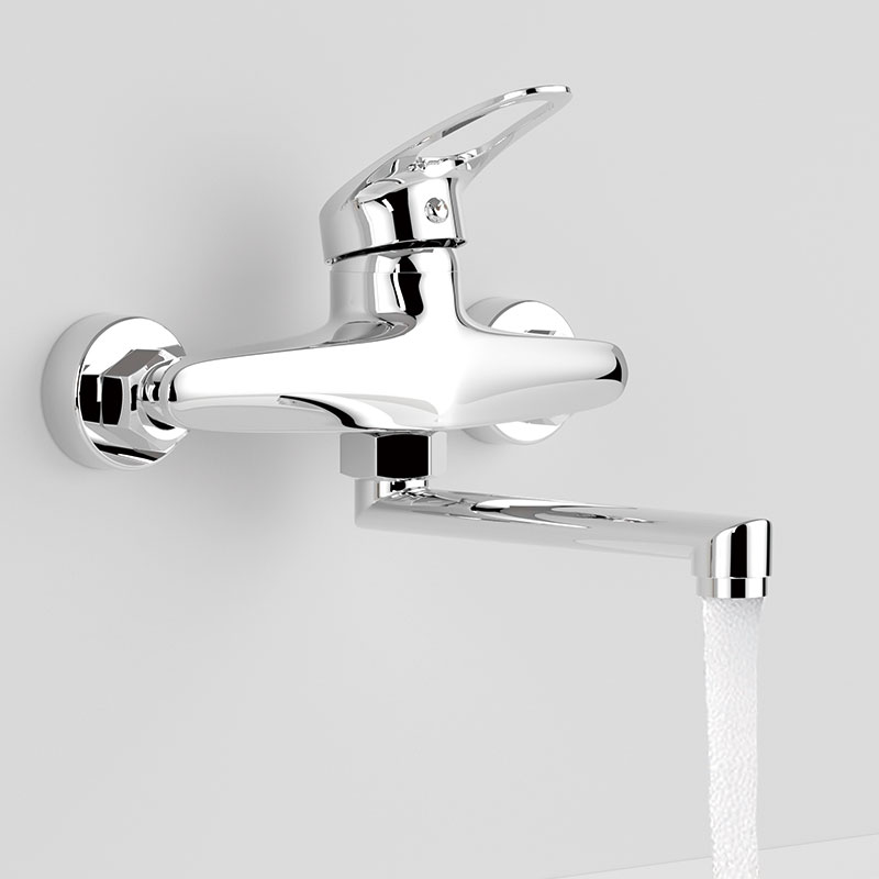 주방 수도꼭지 믹서 벽 마운트 싱글 핸들 믹서 탭 싱크 - Commercial Kitchen Faucet 리뷰 및 가격