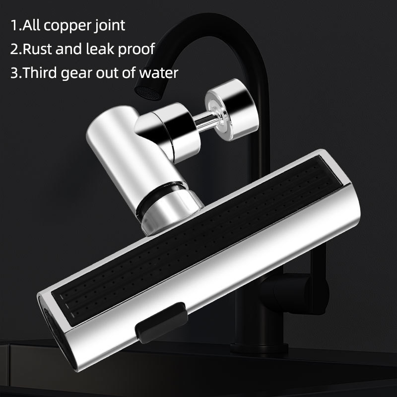 새로운 주방 폭포 3 모드 범용 회전 확장 수도꼭지 스 - Commercial Kitchen Faucet 리뷰 및 가격