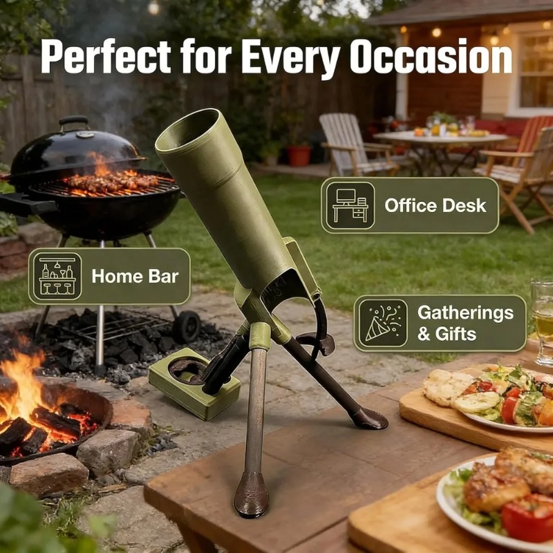스프링 런치 병뚜껑 슈터 오프너, 창의적인 플라잉 캡  - Commercial Kitchen Items 리뷰 및 가격