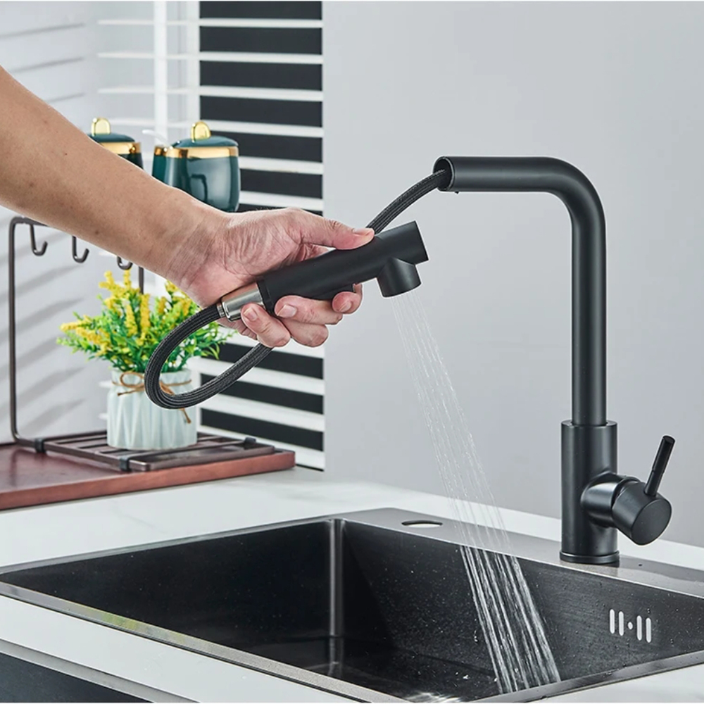 주방 풀아웃 수전 304 스테인리스 스틸 온수/냉수 겸 - Commercial Kitchen Faucet 리뷰 및 가격