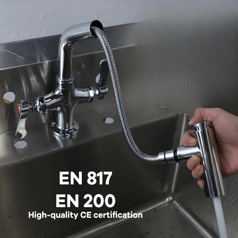 고품질 이중 핸들 카운터 마운트 크롬 도금 상업용 야외 - Commercial Quality Kitchen Faucet 리뷰 및 가격