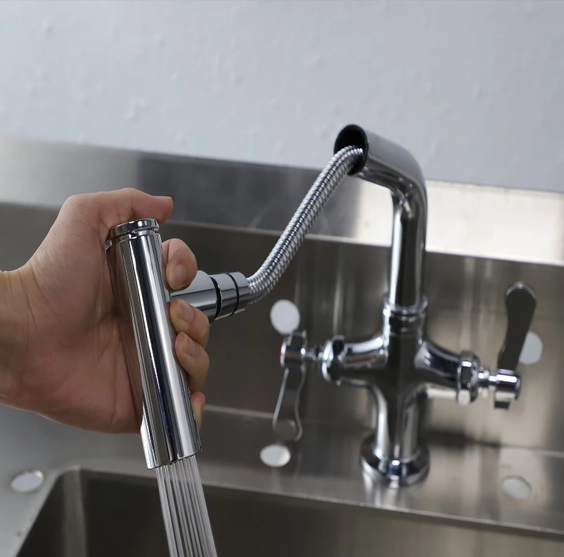 고품질 이중 핸들 카운터 마운트 크롬 도금 상업용 야외 - Commercial Quality Kitchen Faucet 리뷰 및 가격