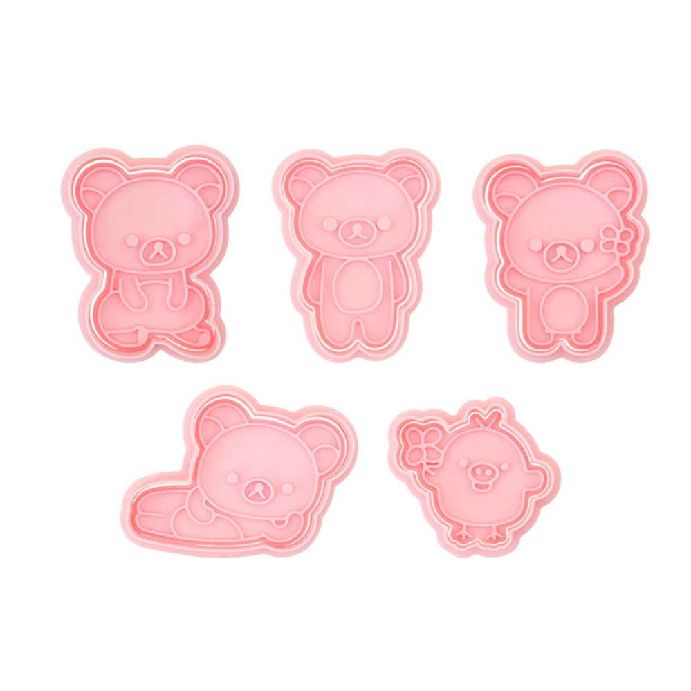 쿠키 커터 만화 곰 비스킷 몰드 스탬프 주방 베이킹 페 - Commercial Kitchen Items 리뷰 및 가격